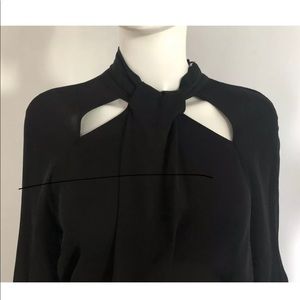 NWT REISS BLACK BLOUSE, ORIGINALLY $240
